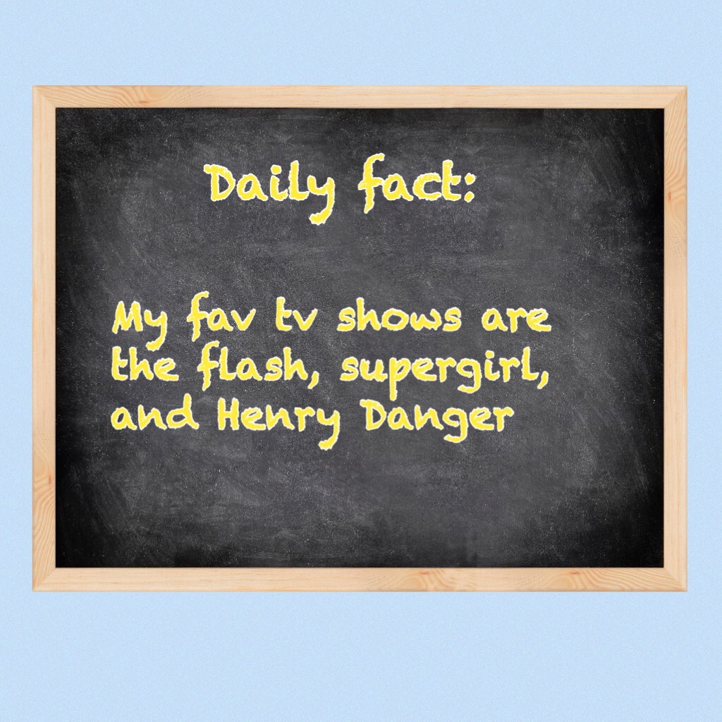 First daily fact (I would post my name but I have over protective parents)