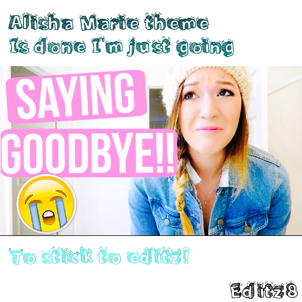 😭click me😭
Say goodbye to the Alisha Marie theme. I decided to stick to making editz. Maybe you will do a couple more with her in it.