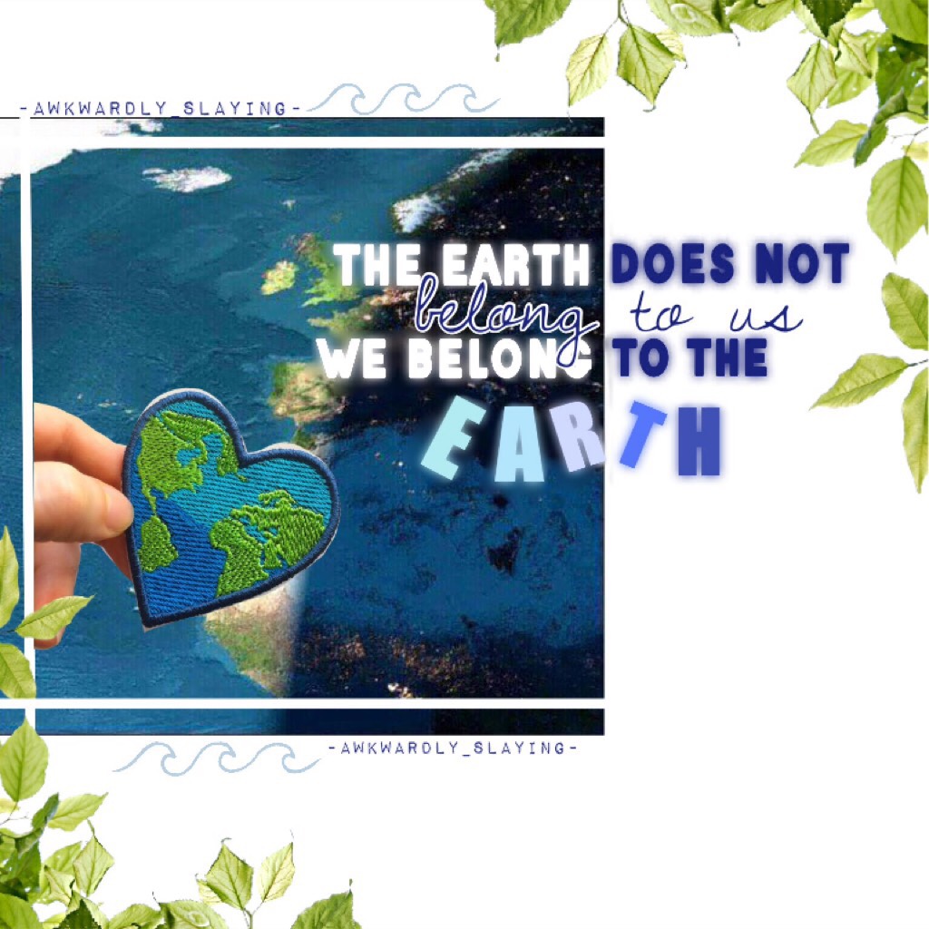 Contest entry to piccollage's earth day contest! ❤️🌏 i will remix the mini contest for this earth day! All you have to do is like my latest remix and won different prizes! ❤️ please check out the comments! Thanks 😊