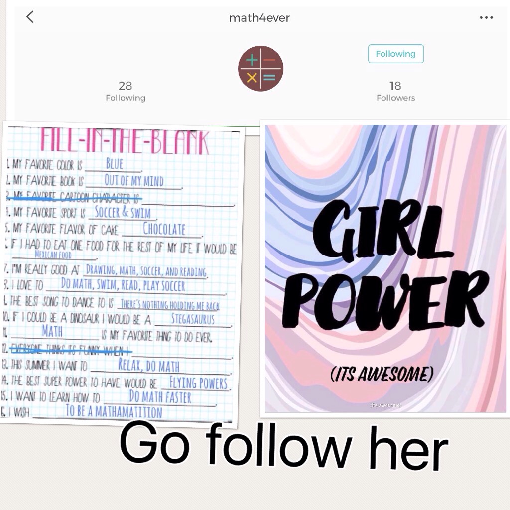 Go follow her