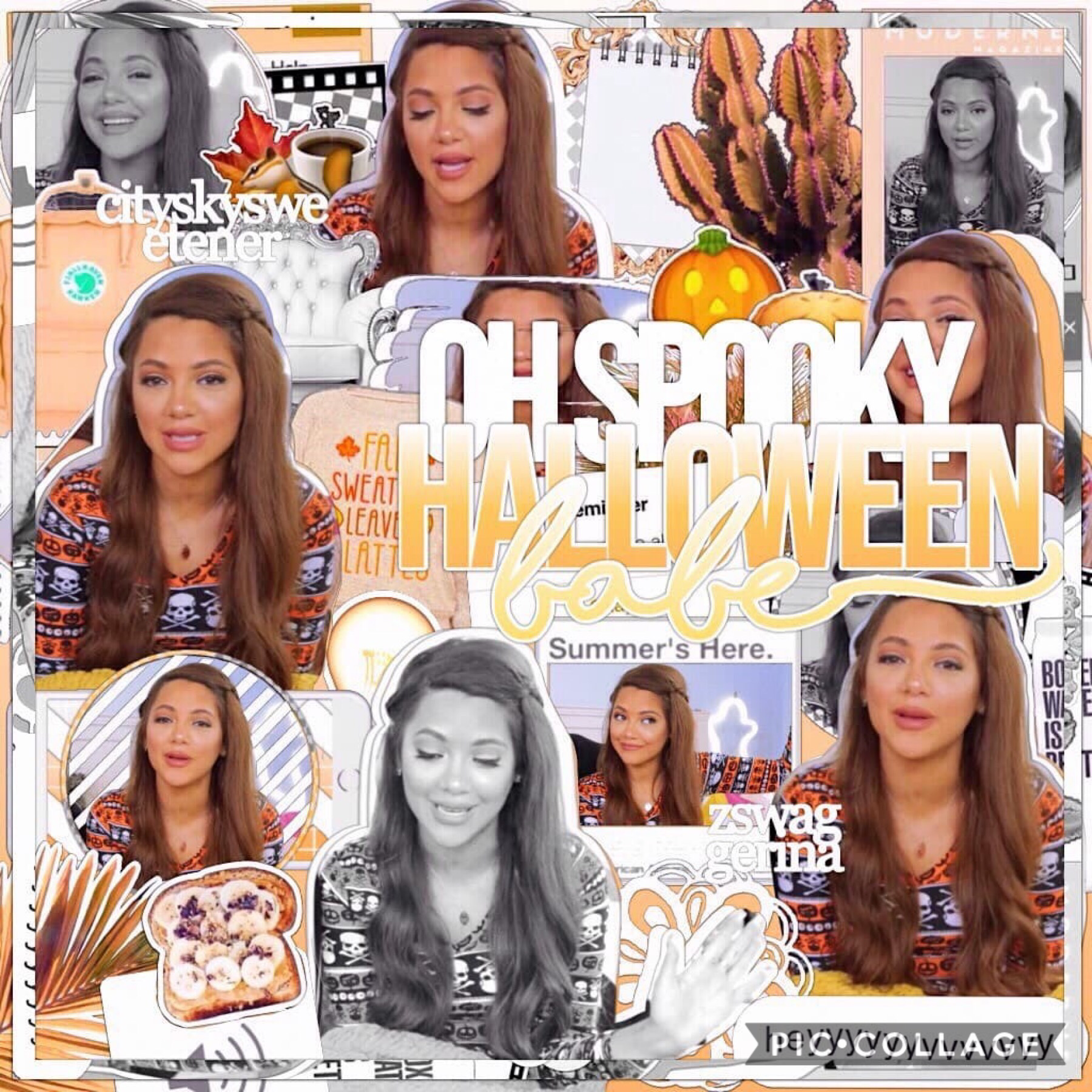 Here’s another fall collab with @zswaggerina I’m loving this😍 HALLOWEEN IS ONLY A WEEK AWAY AHHH have you gotten your costume yet???🎃lol sorry for inactivity ily💘