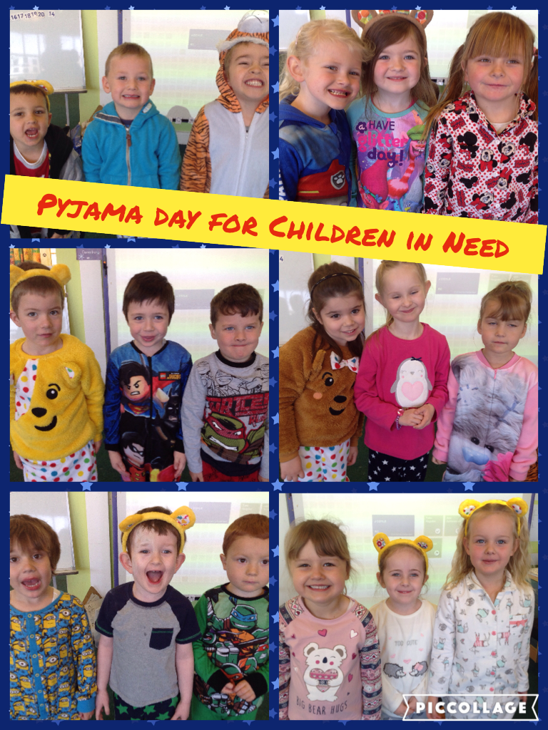Pyjama day for Children in Need #piccollage