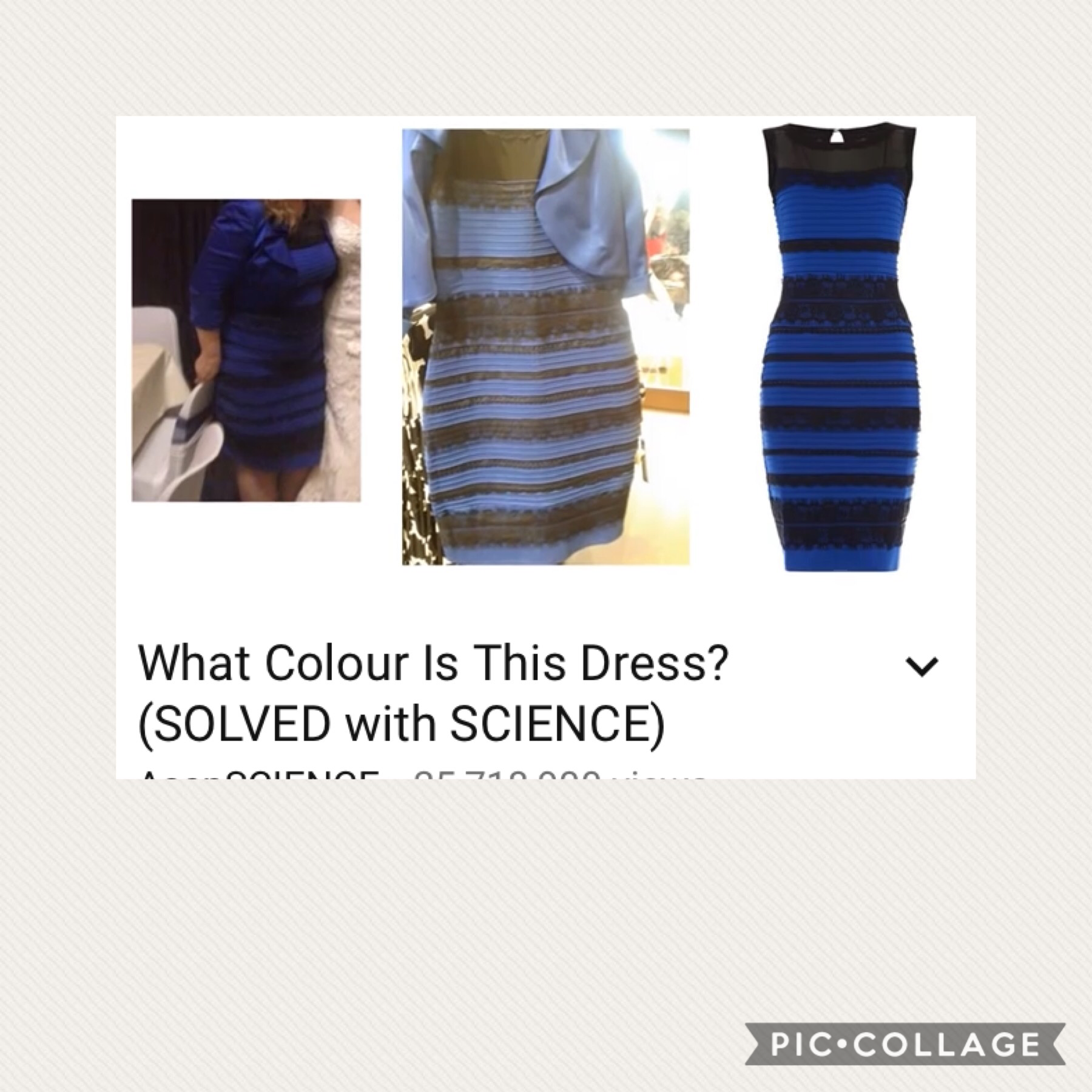 IT IS BLUE AND BLACK!!!