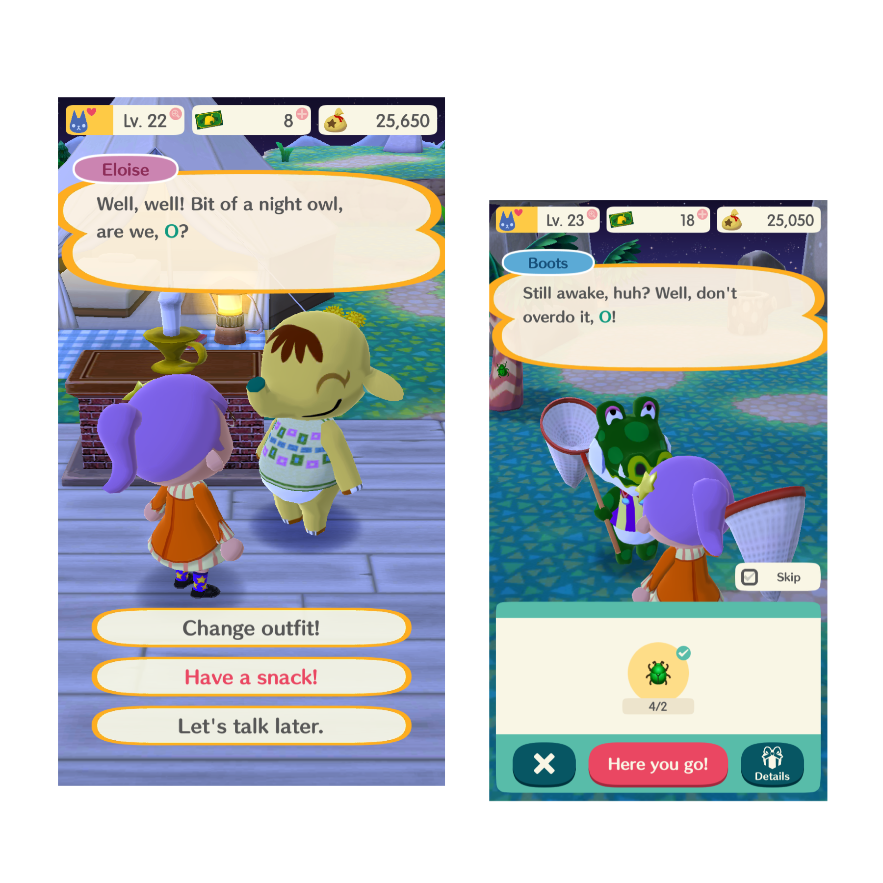 yes I am up at 3 am playing animal crossing 