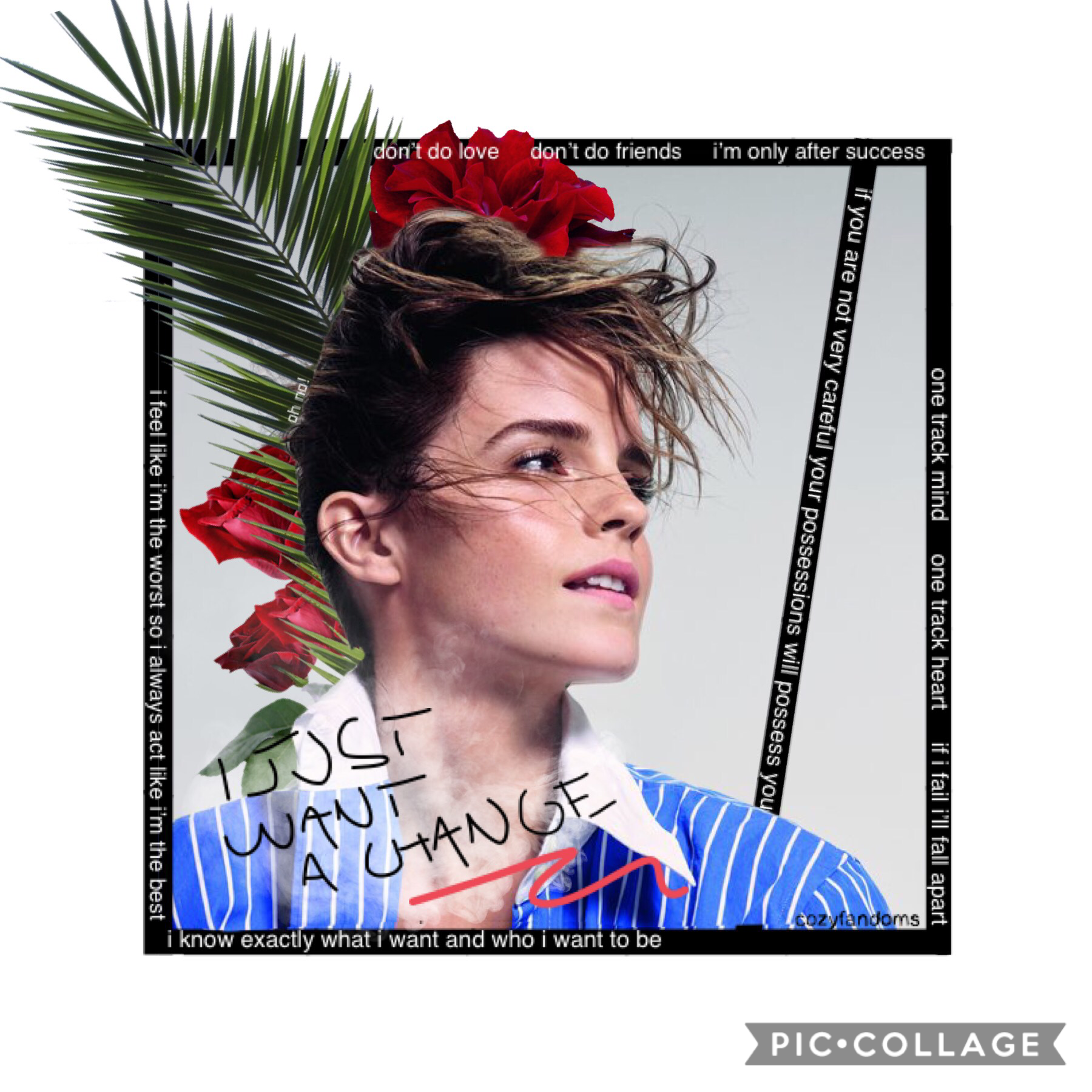 8/14/18
Ever since I started this account I wanted to do a Marina/Emma Watson edit. So here it is! Also yesterday I had a very fun sleepover with some close friends that I won’t see much during the school year! Yay!