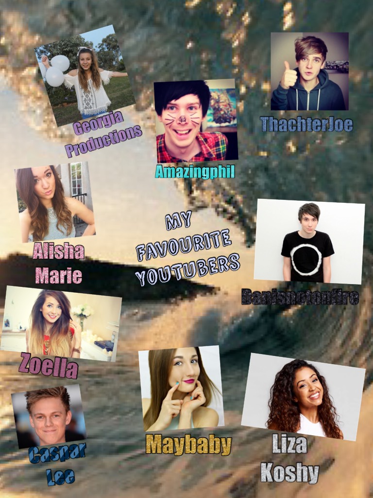 🦄Tap🦄


Hey Guys I'm BACK To Kick Things Off I Made A Collage Of my Fave YouTubers Comment what's yours