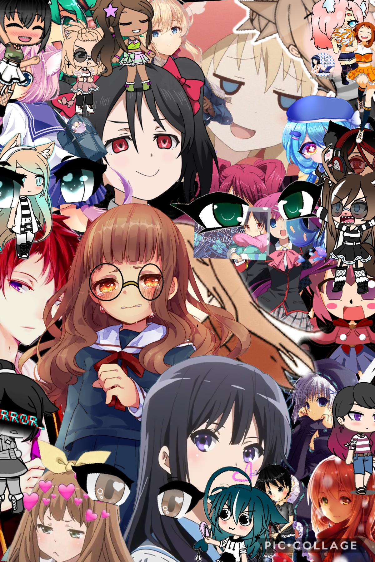 My anime collage(it’s terrible)