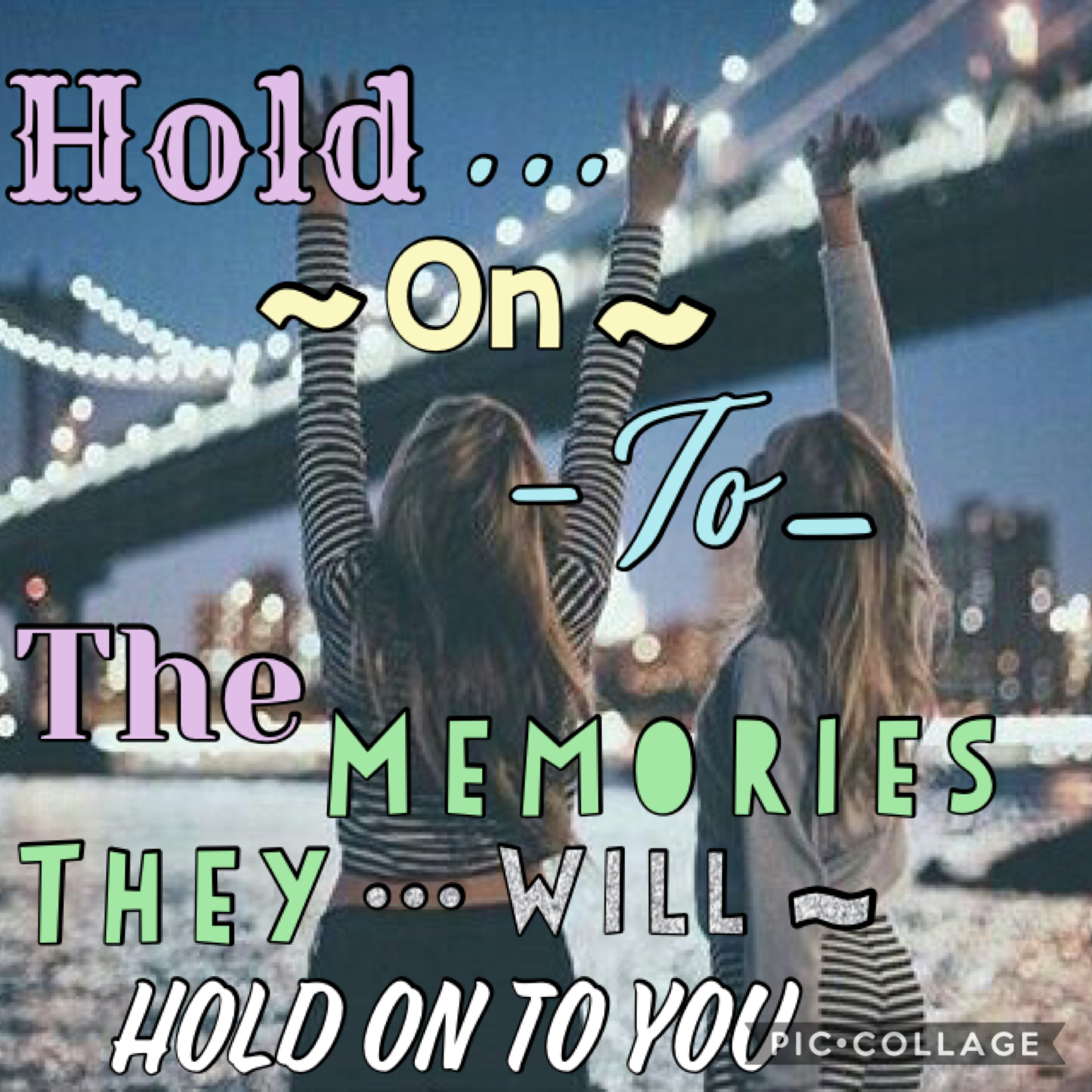 Quote collage with Taylor Swift New Year's Day lyrics 