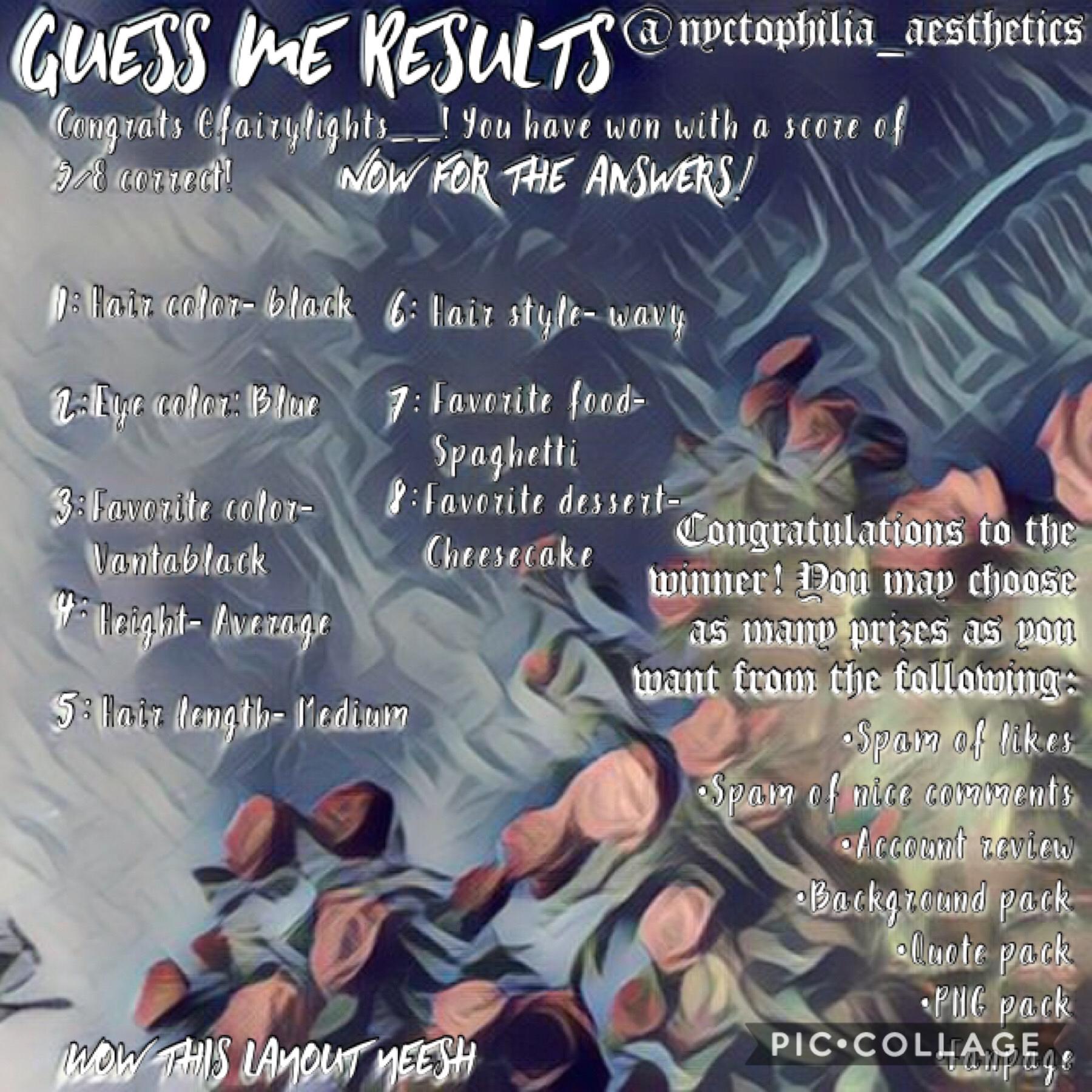 🖤🥀Contest results! Sorry, but I only chose one person. PS: New Theme coming soon. There’s a hint in this collage😉.🥀🖤