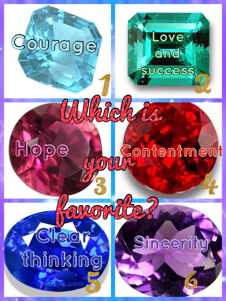 Which is your favorite gem?