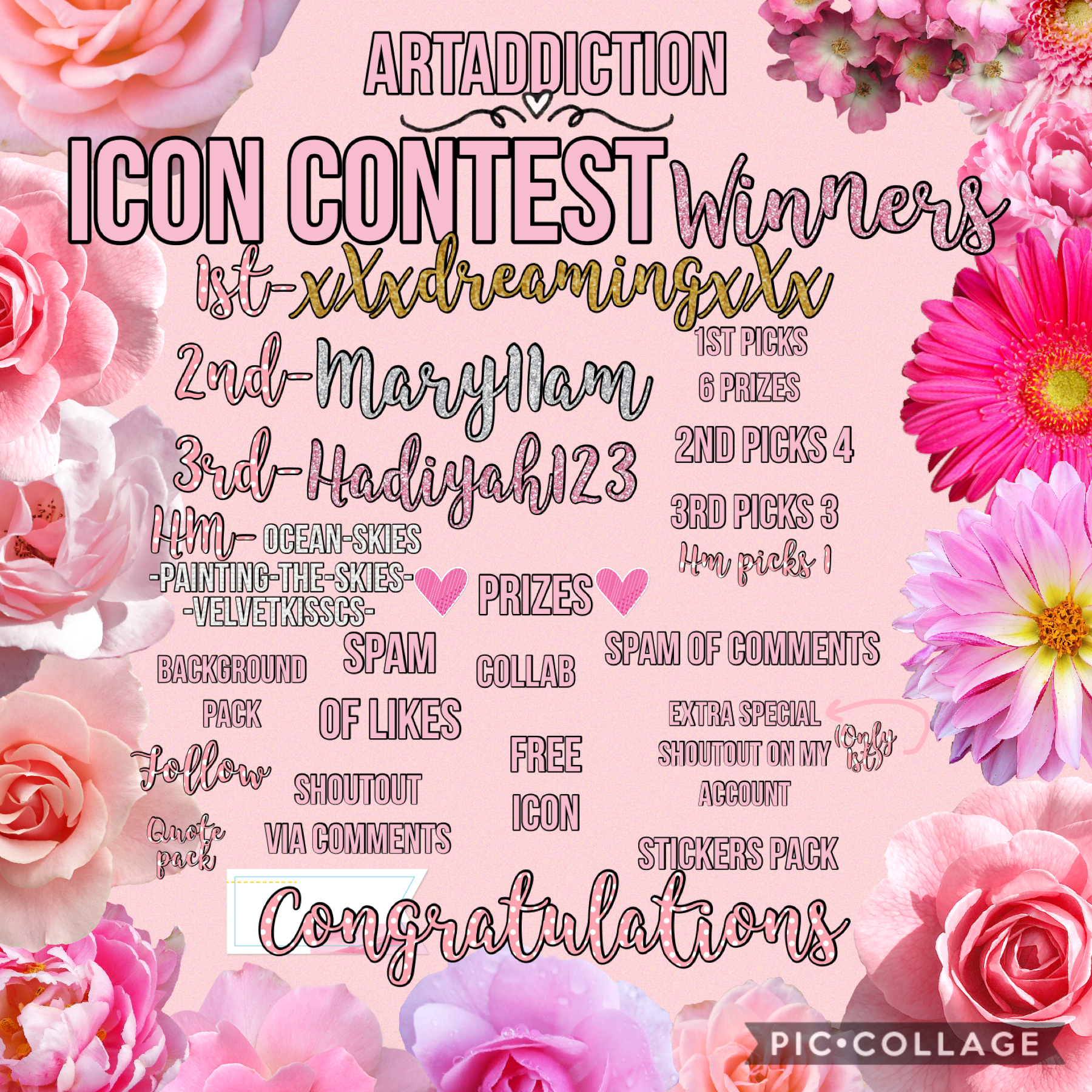 Congrats, it was defo the hardest icon contest, u guys are so talented 💖💖🤧