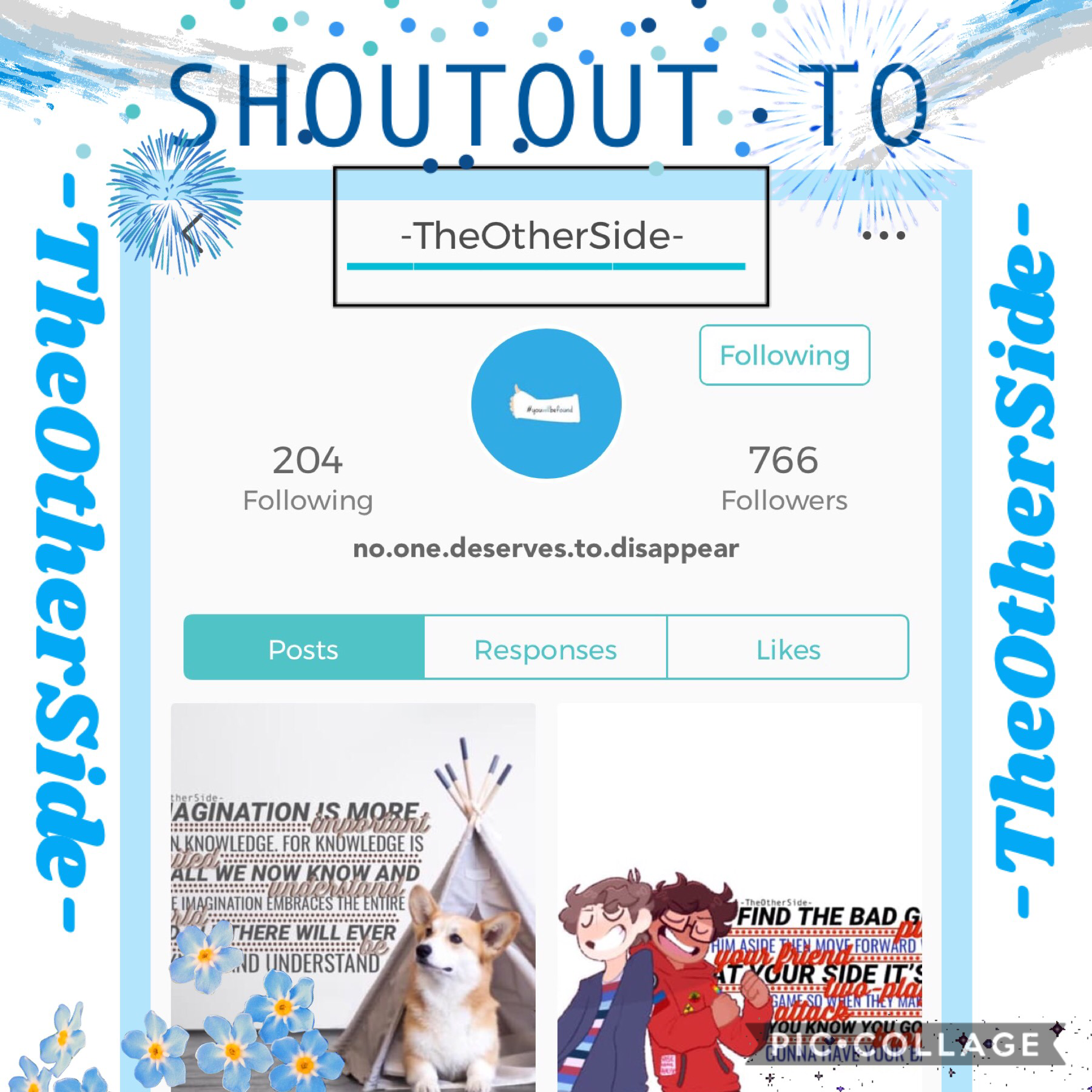 SHOUTOUT TO -TheOtherSide- CONGRATULATIONS FOR WINNING OUR GAMES!!🎉🎉