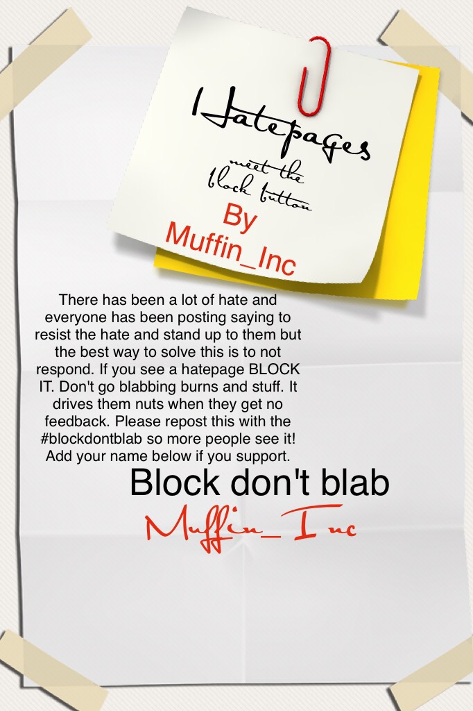 #blockdontblab