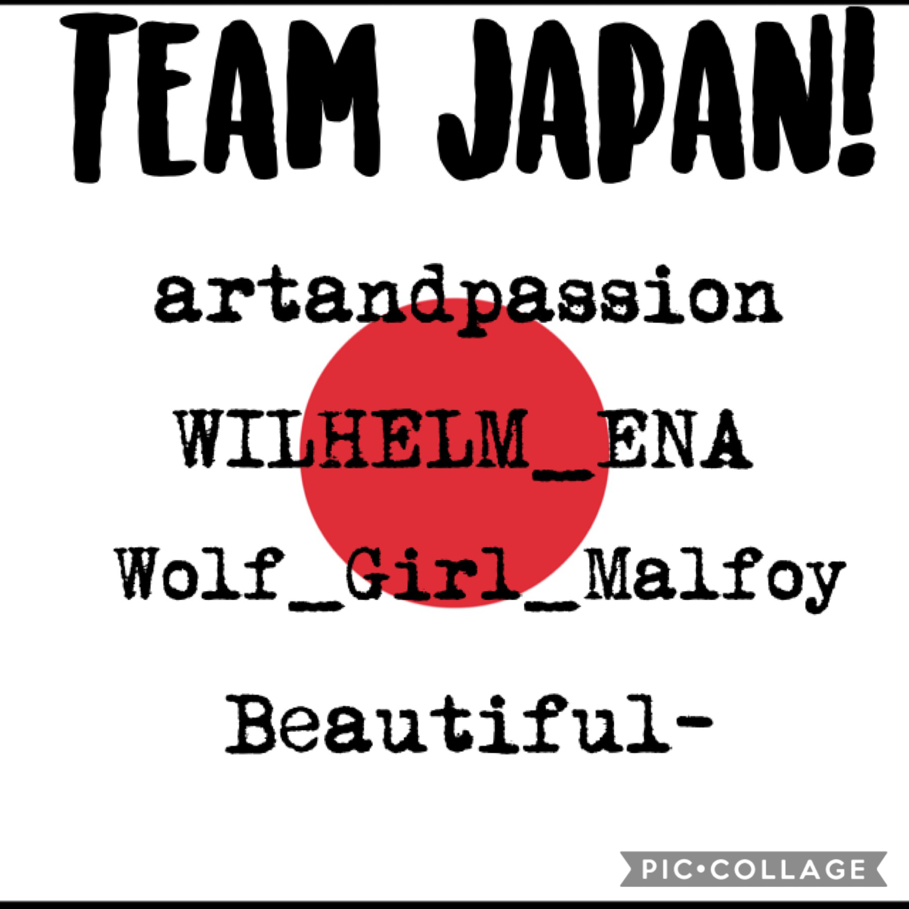 Team Japan! 