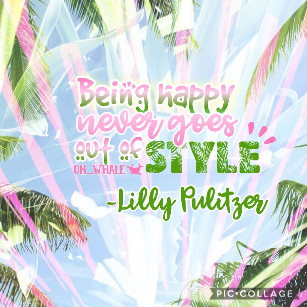 For all you Lilly lovers out there...here is one of my favorite Lilly quotes! 💗