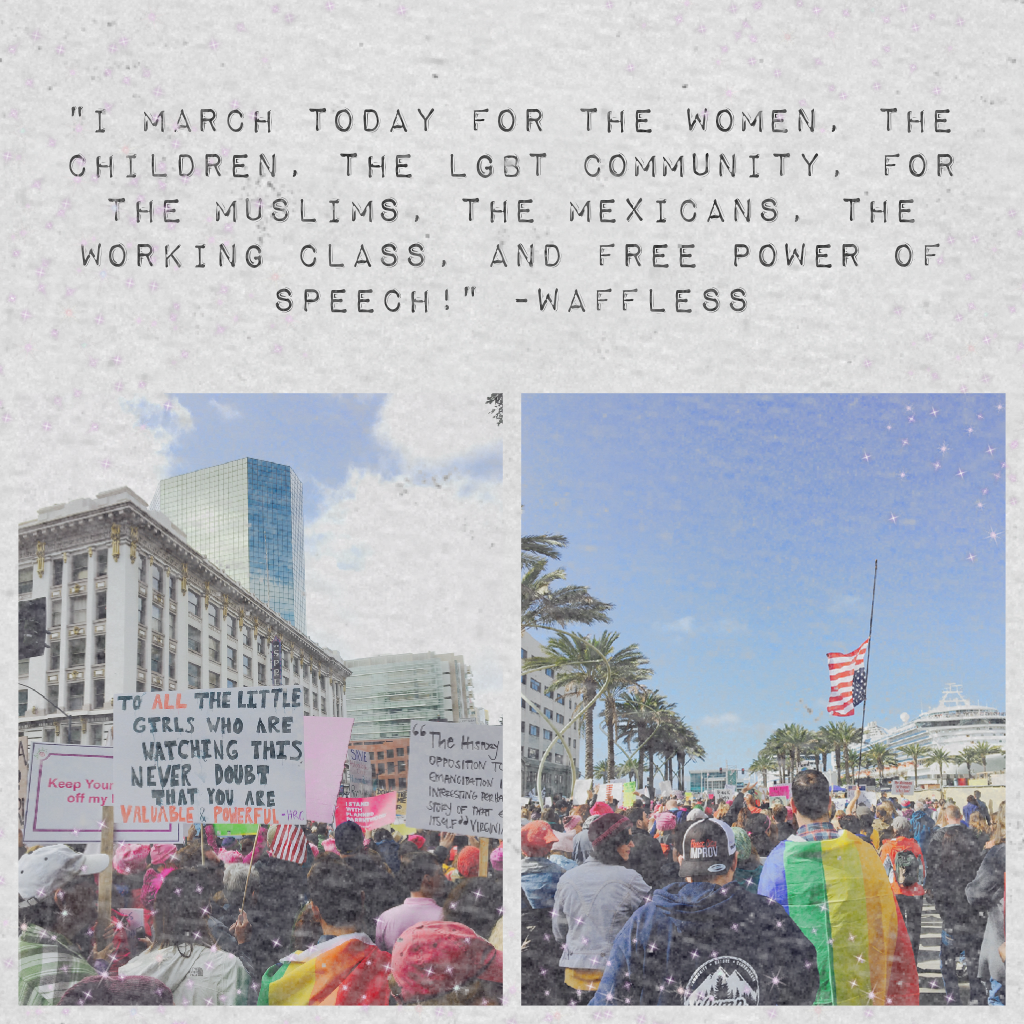Marched today, it was magical✨pictures taken by me, quote by me. Love EVERYONE NO MATTER WHAT YOU BELEIVE💕