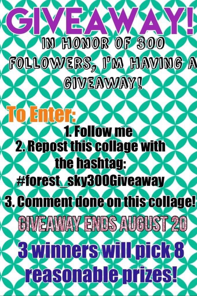#forest_sky300giveaway