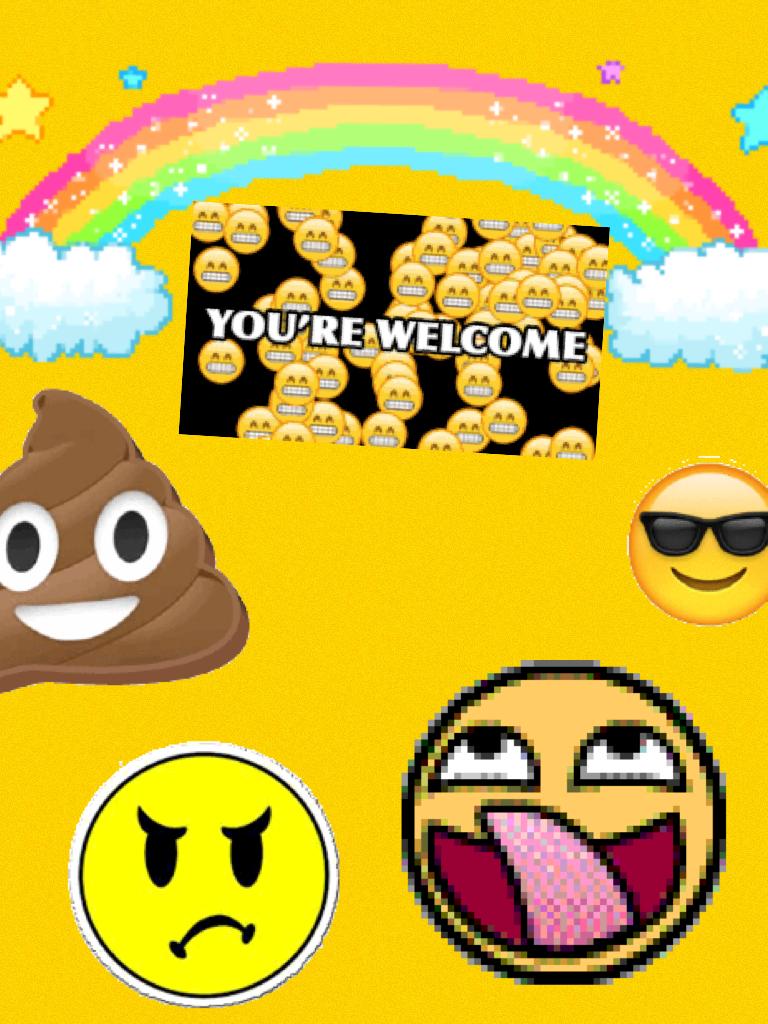 Emoji attack your welcome