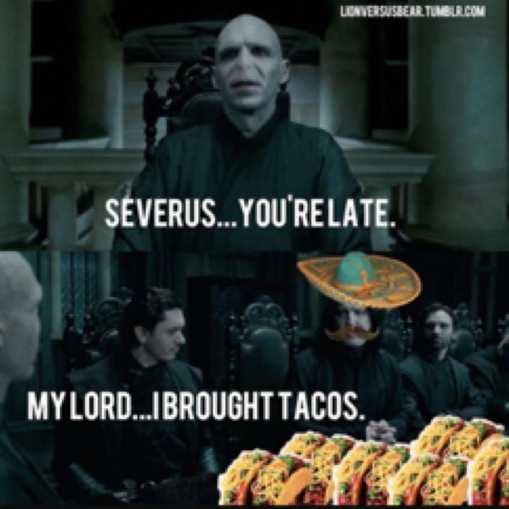 It looks like it says "Severus you relate"😂😂