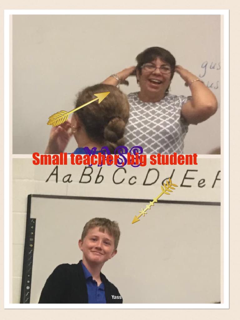 Small teacher , big student