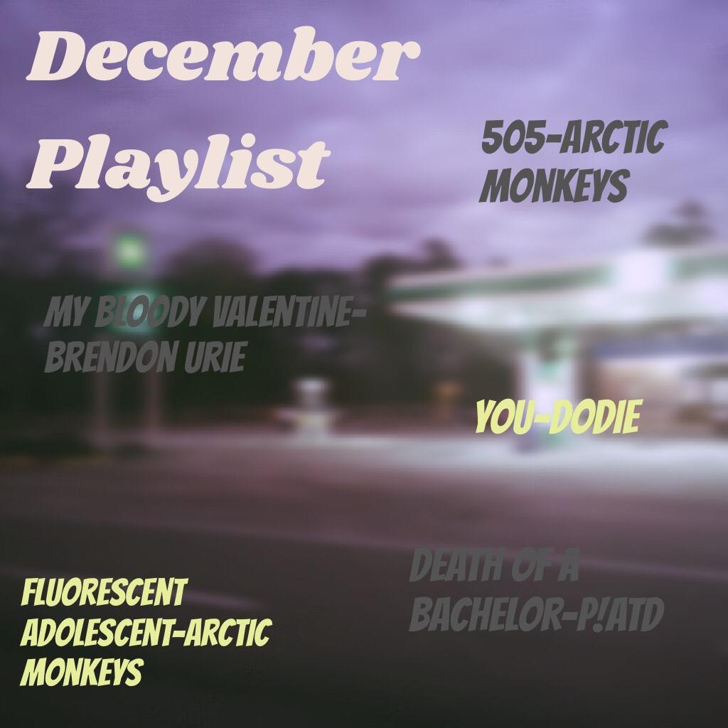 I love these songs so much. :)) What did you guys get for Christmas?