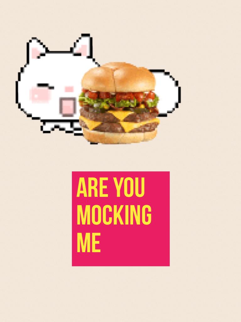 Are you mocking me 