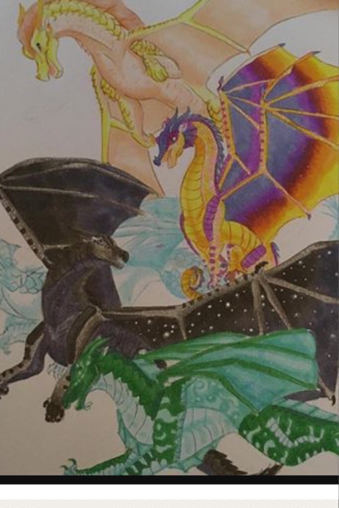 Wings of fire! ( no I didn't draw this)
