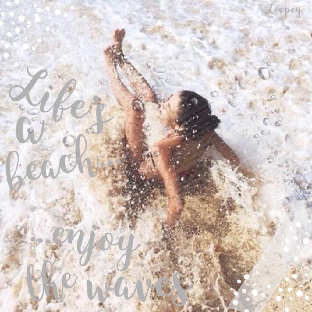 🌊Click here🌊
Life is a beach so enjoy the waves!! Enjoy the sand between your toes