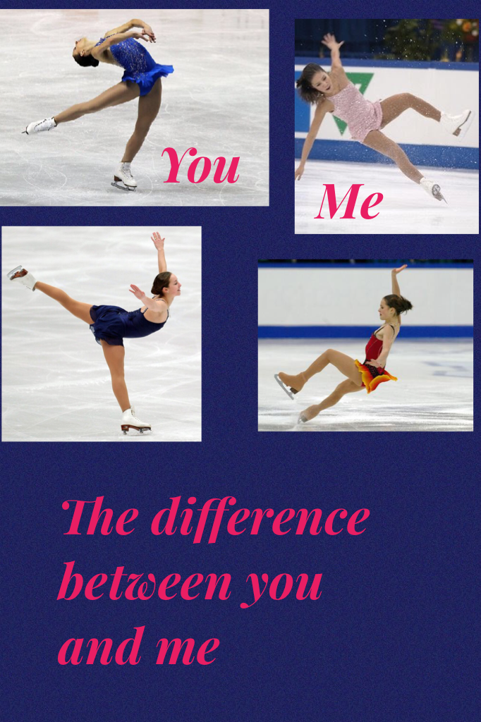 The difference between you and me #BFF
