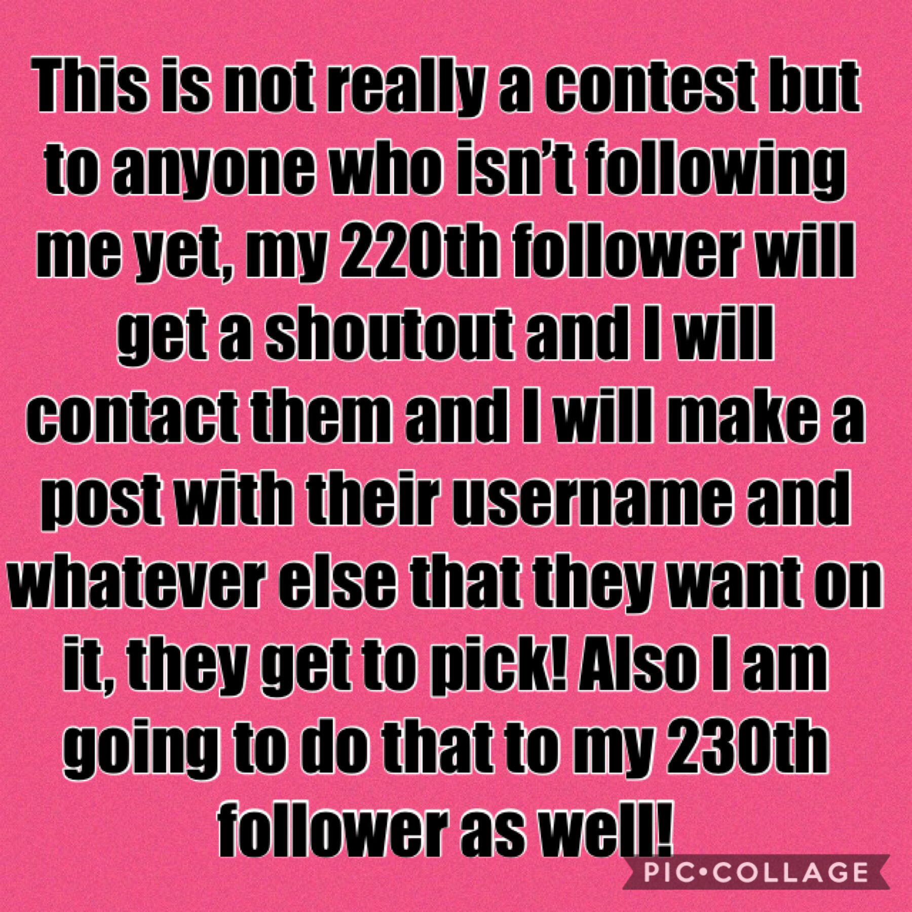Please follow me if you are not already, come get a shoutout and post!