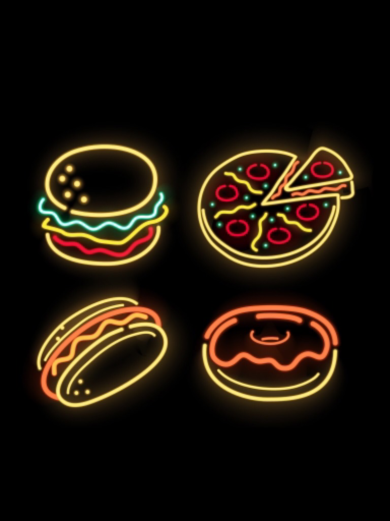 Neon foods
