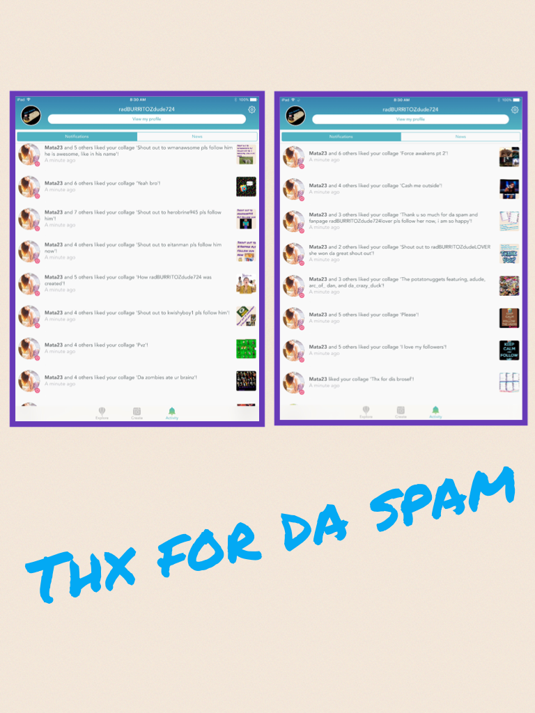 Thx for da spam
