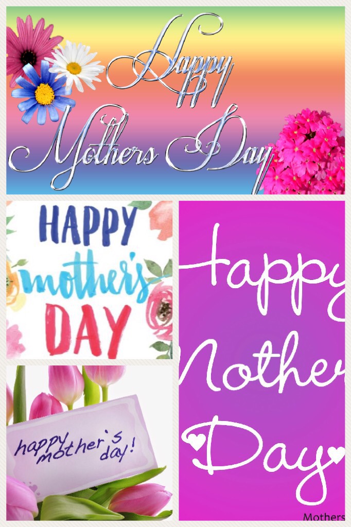 Happy Mother's Day to all the moms at there!!!!