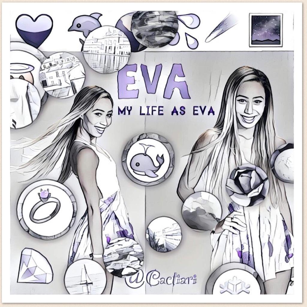 #Eva 💜💙💜💙💜