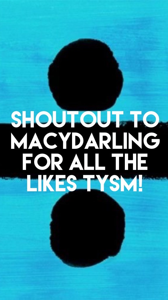 Tysm Macydarling!