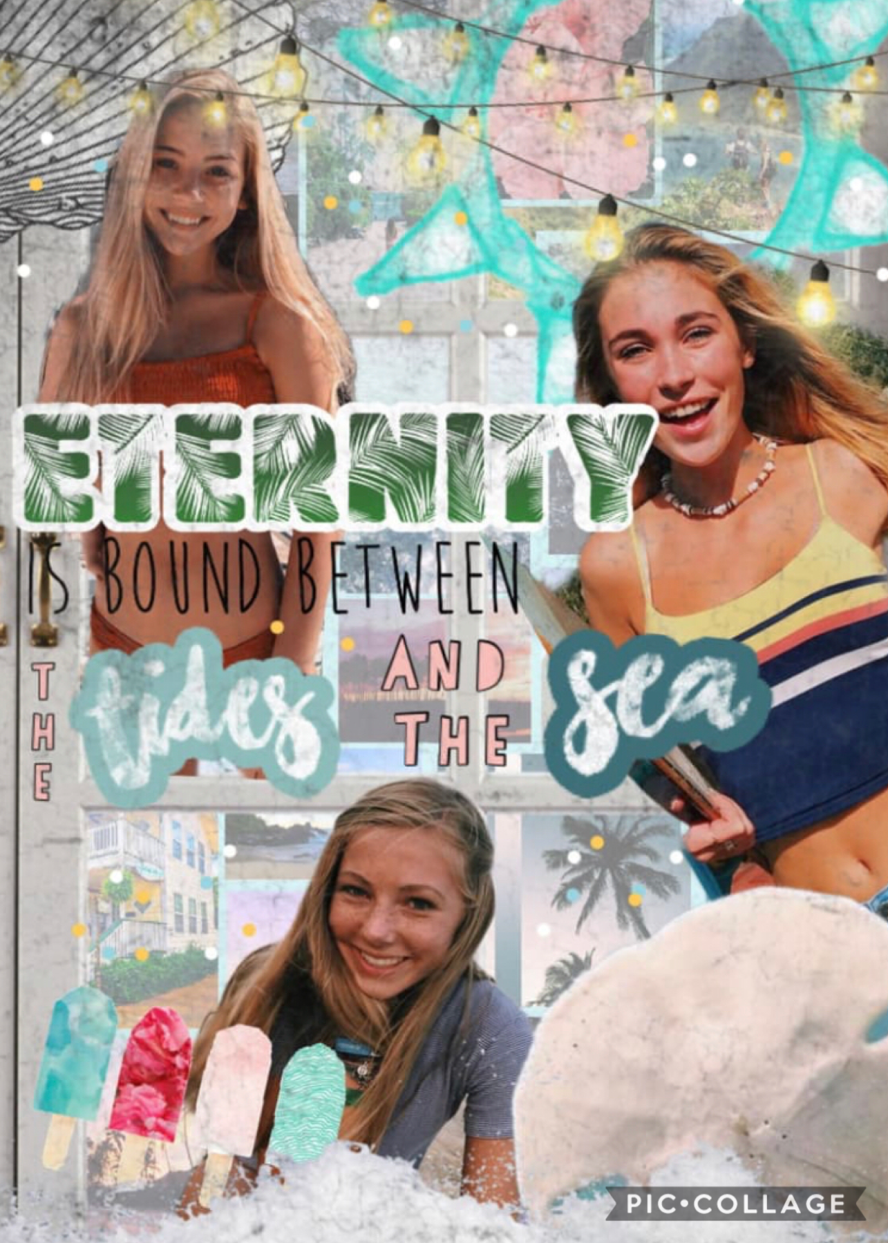 ➪Eternity is bound between the tides and the sea