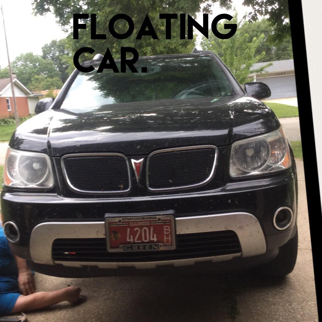 Floating car. 