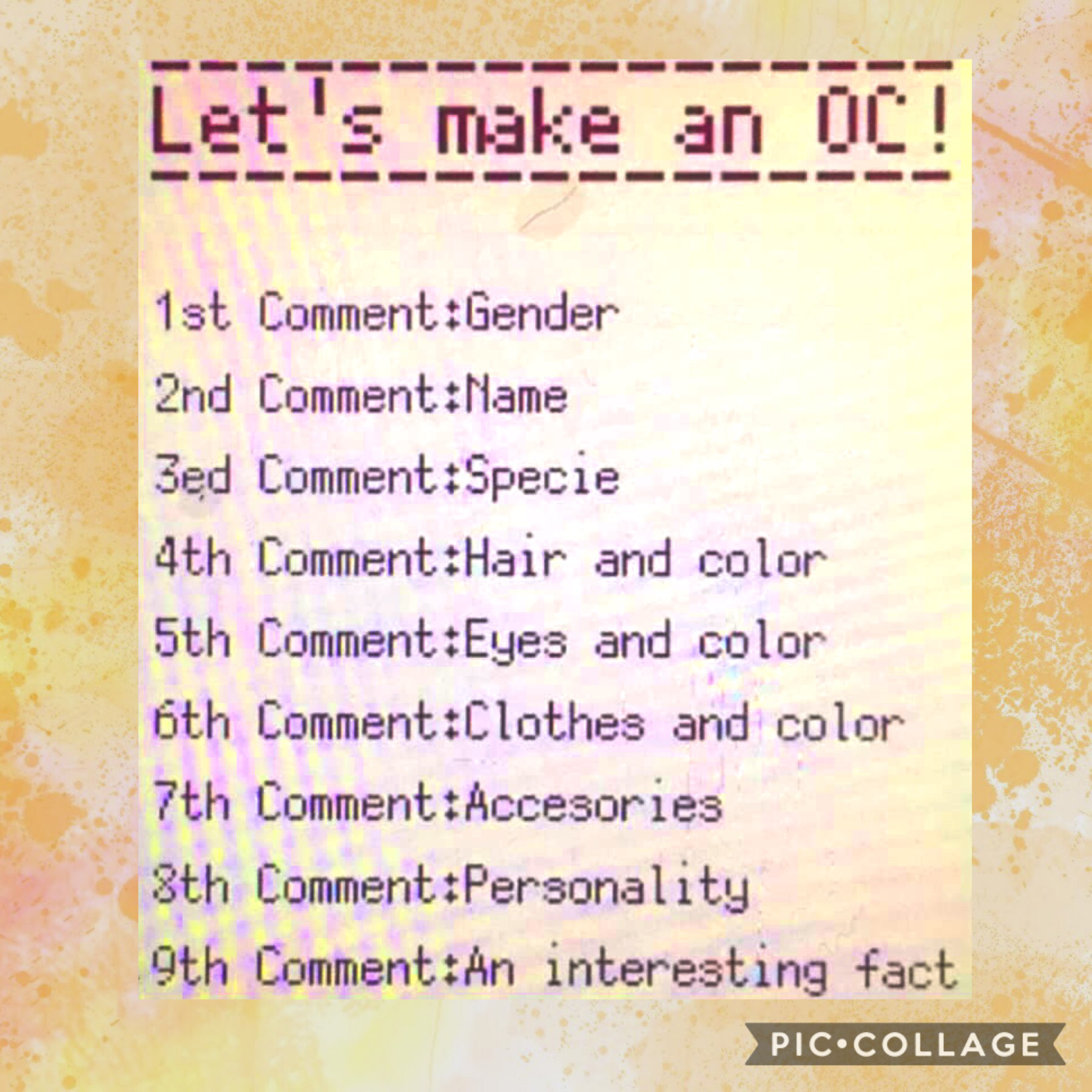 I told myself i wouldnt do this until after Christmas cuz im busy with other art, but I also have art block, soooooo yeah
probably wont be a digital drawing