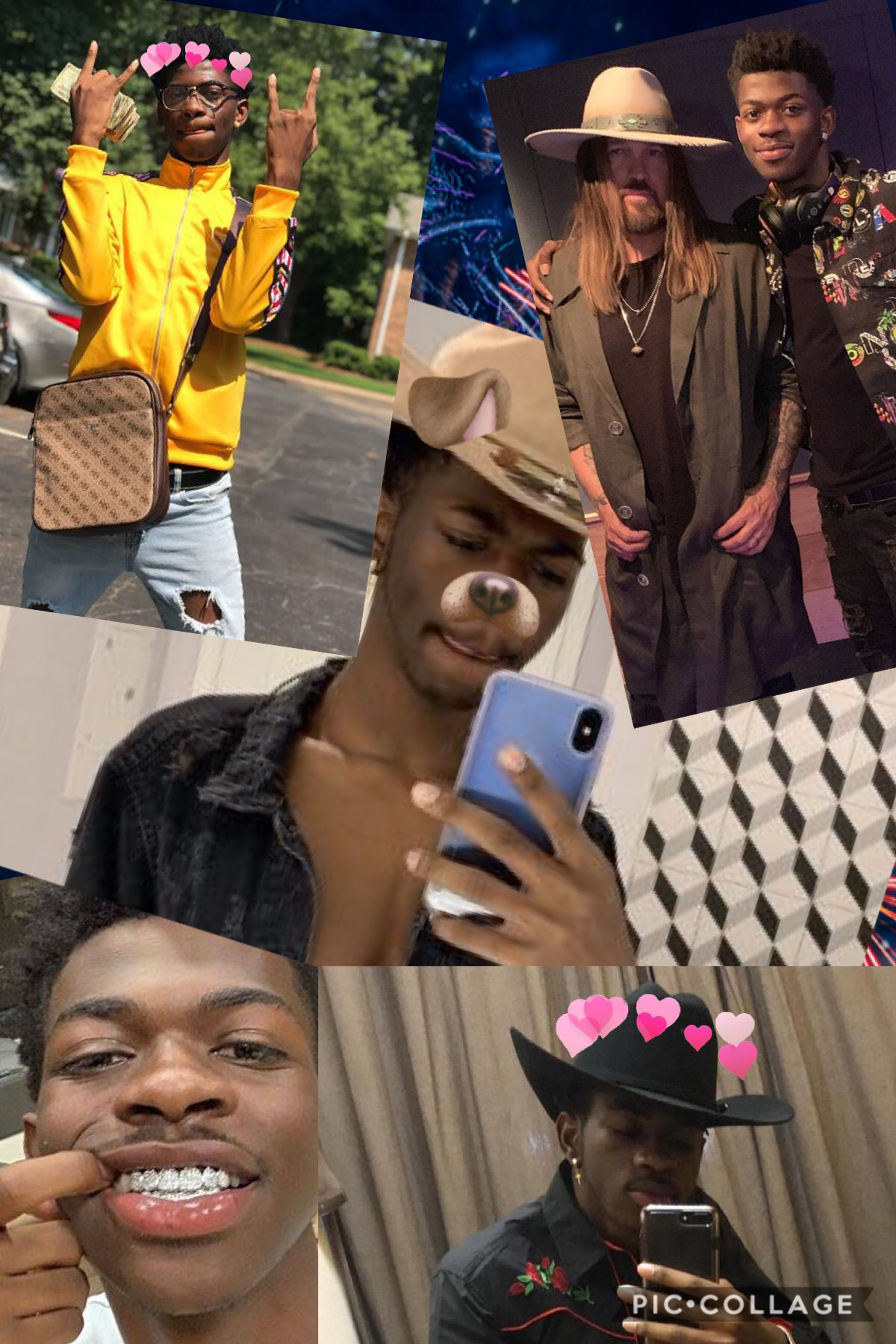 💕Lil nas X edit with snapchat filters💕