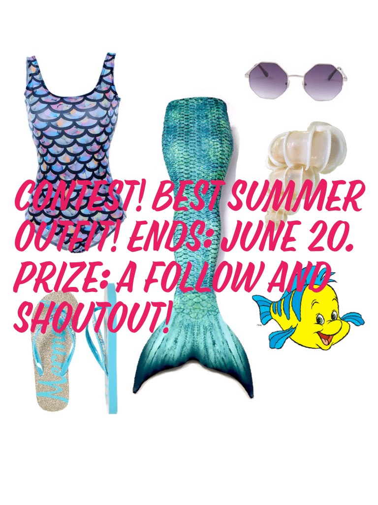 Contest! Best summer outfit! Ends: June 20. Prize: a follow and shoutout!