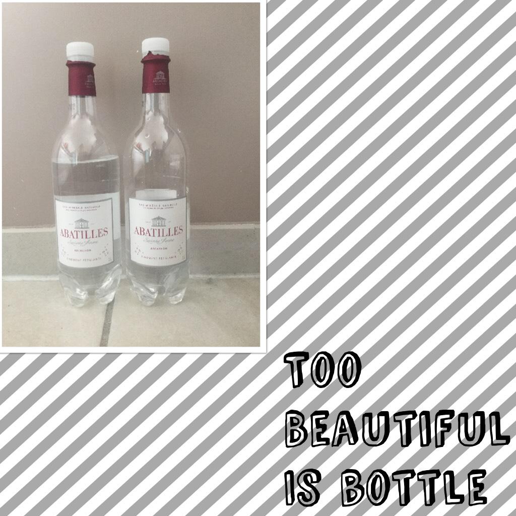 Too Beautiful Is bottle 