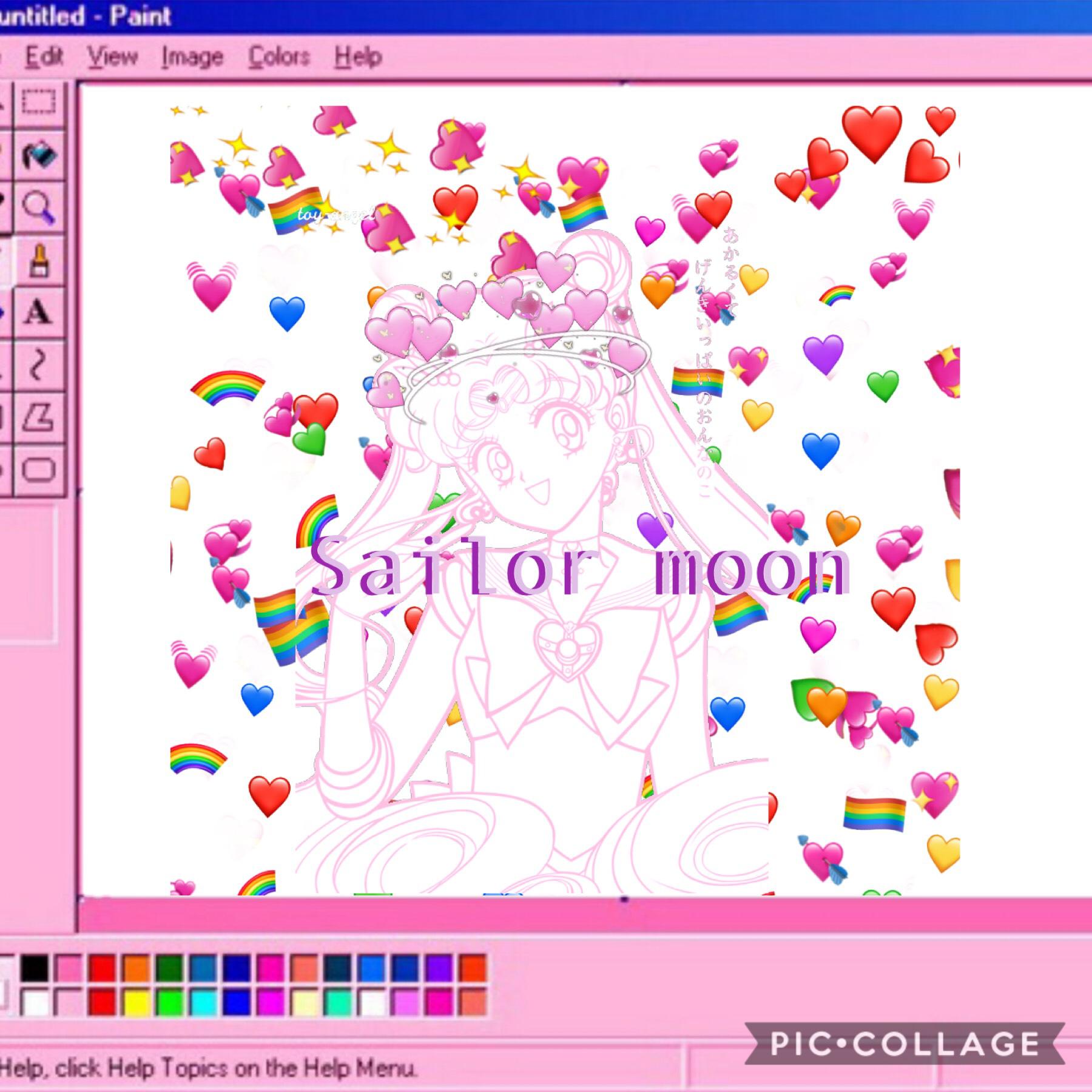 Sailor moon ( by sis)