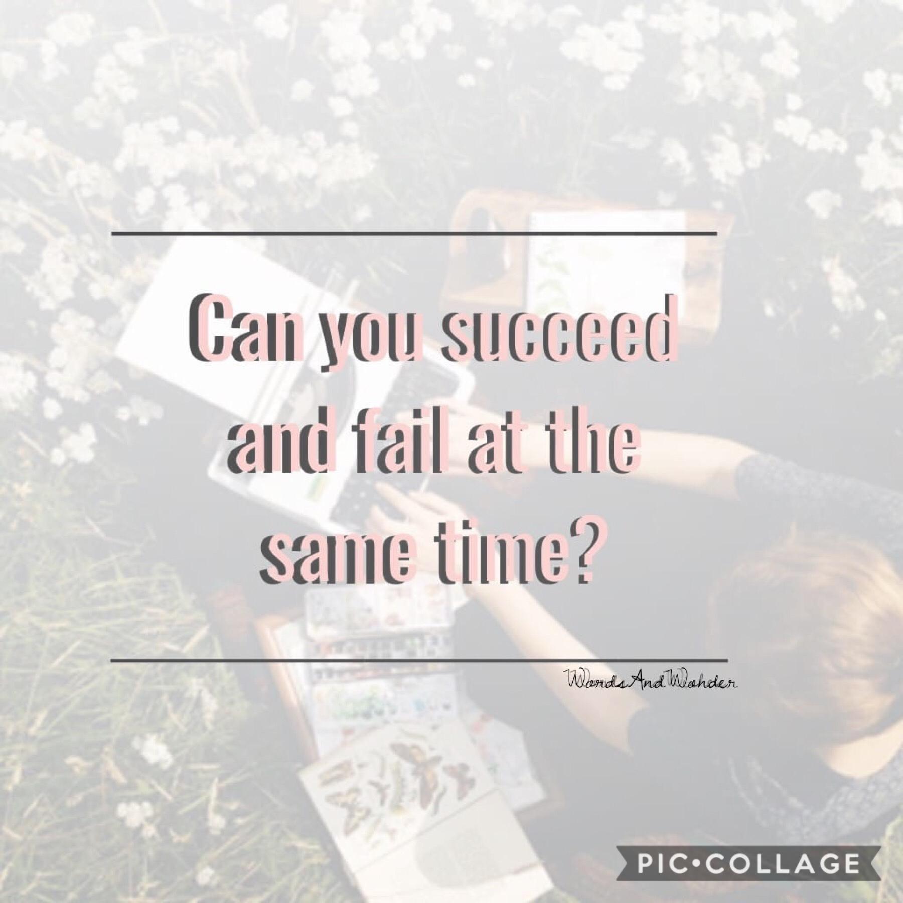 🌻💓Friday inspiration 💓🌻
This really made me think. Sometimes we can fail at first but go on to success with our failure. What do you guys think? ✨
