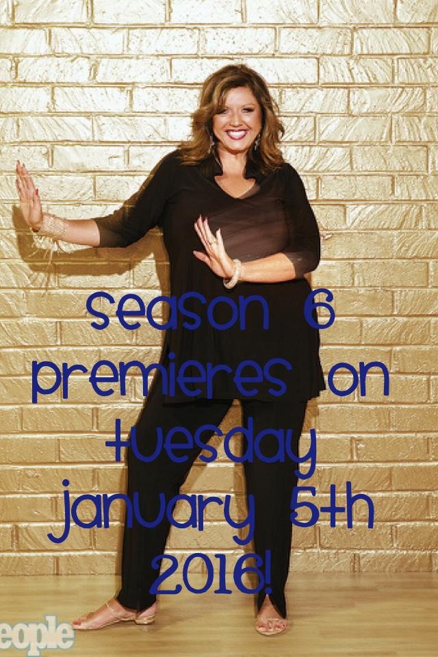 Season 6 premieres on Tuesday January 5th 2016!
