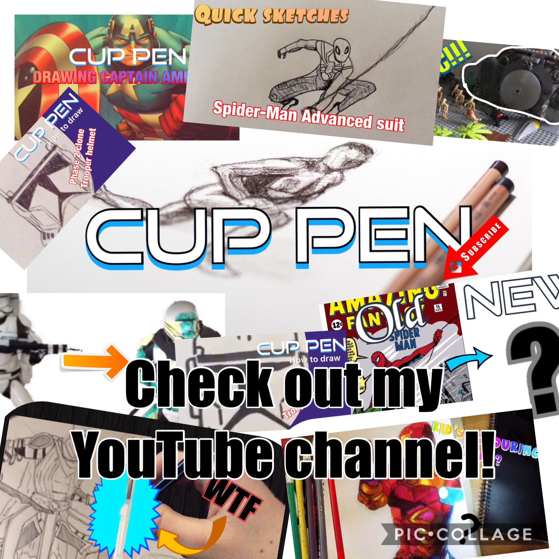 Cup Pen youtube channel