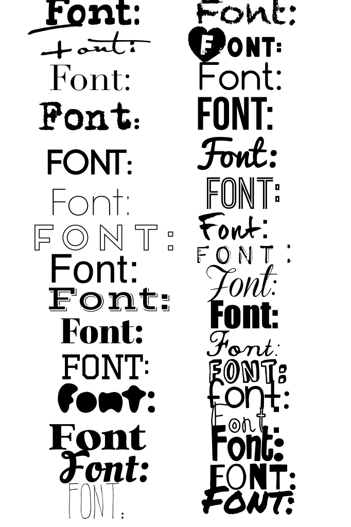 LADIES AND GENTLEMAN I PRESENT TO YOU THE HIGHLY REQUESTED OLD FONTS!!!🙌🏻🙌🏻🙌🏻