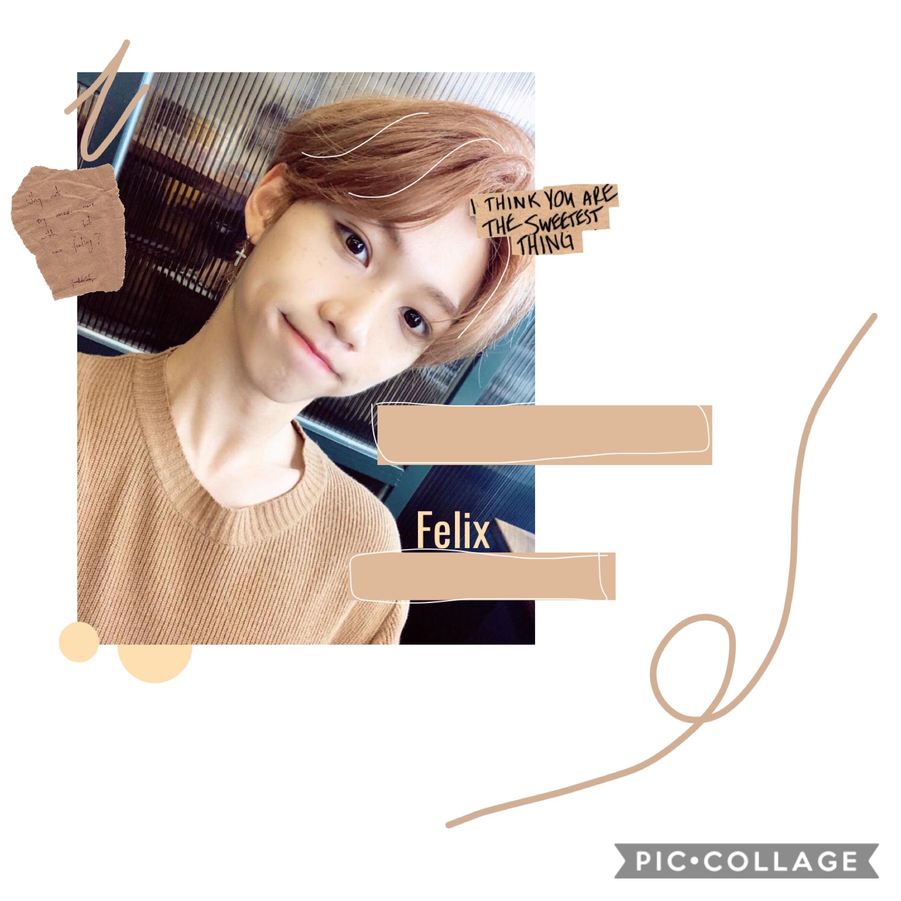 Felix edit because I have been worrying way to much about Stray Kids’ mental health, especially Felix’s- Take care of yourself Felix💖✨