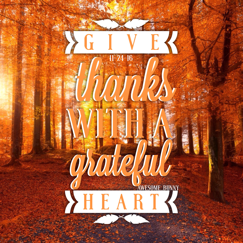 Happy thanksgiving! 🍂