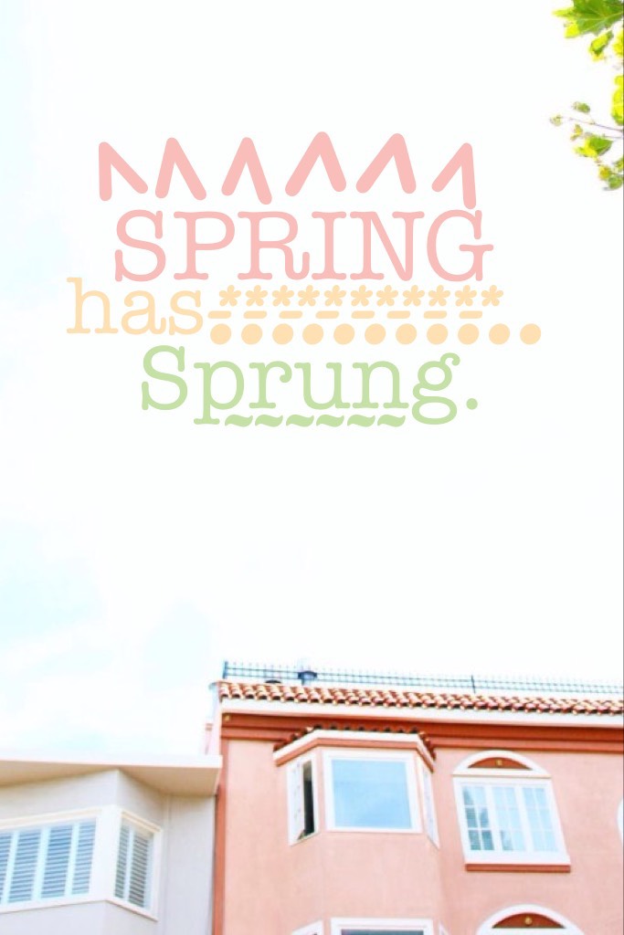S⃣pring iS⃣ here!!!