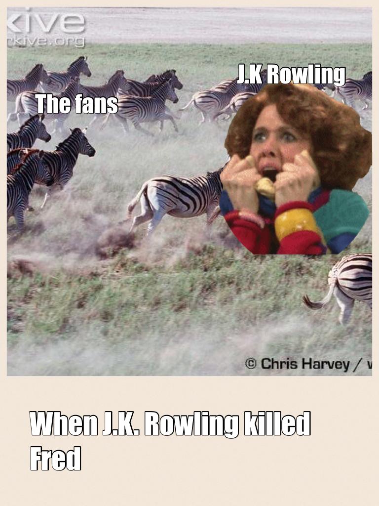 When J.K. Rowling killed Fred